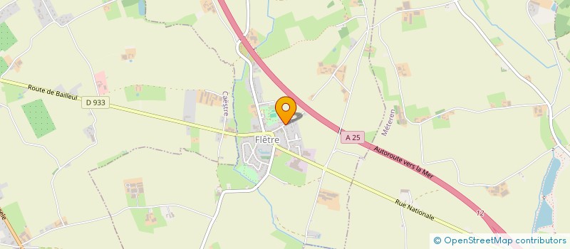 localisation de l'entreprise BATINET  FLETRE