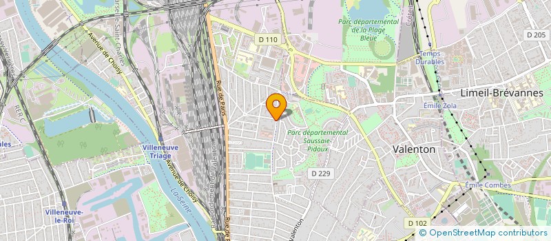 localisation de l'entreprise BATINET  VILLECRESNES