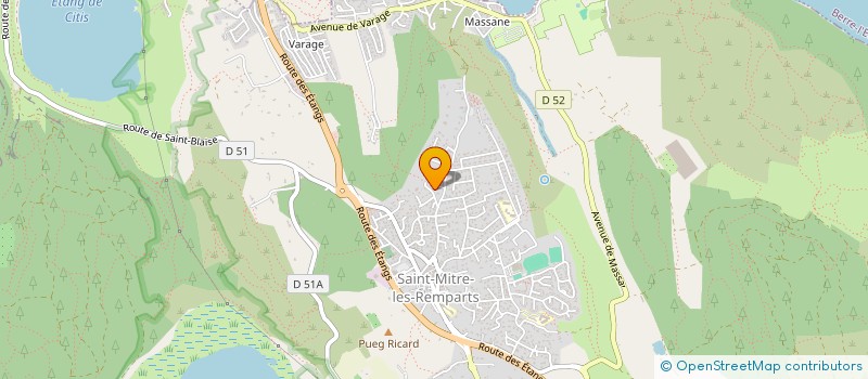 localisation de l'entreprise BATINET SERVICES  SAINT-MITRE-LES-REMPARTS