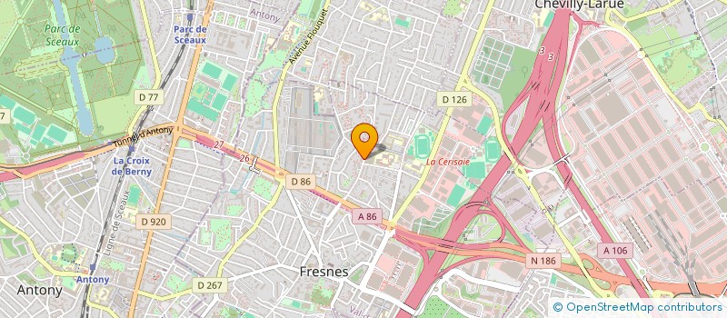 localisation de l'entreprise BATINEXT à FRESNES