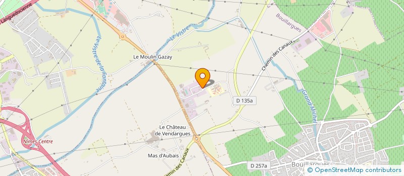 localisation de l'entreprise BATINIM  BOUILLARGUES