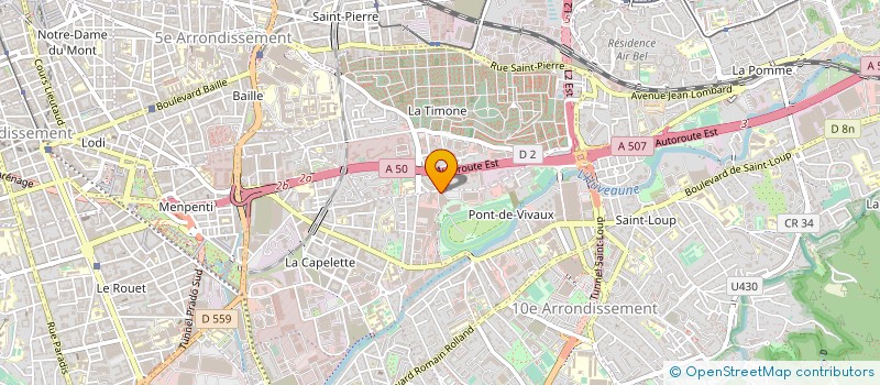 localisation de l'entreprise BATINNOV' à MARSEILLE