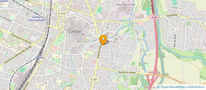 localisation de l'entreprise BATINNOV & EXPERT MANAGEMENT DE PROJET ET INNOVATION à COLMAR
