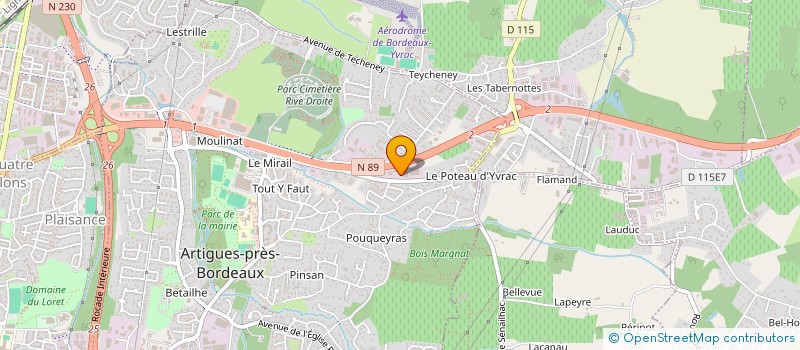 localisation de l'entreprise BATINNOV NEGOCE  POMPIGNAC