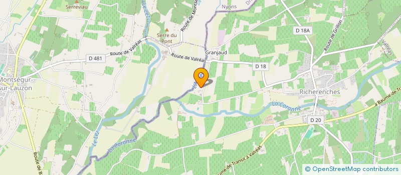 localisation de l'entreprise BATINO  RICHERENCHES