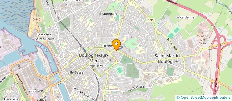 localisation de l'entreprise BATINOR N 1 NEW à BOULOGNE-SUR-MER