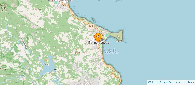 localisation de l'entreprise BATINORD-YT à BANDRABOUA