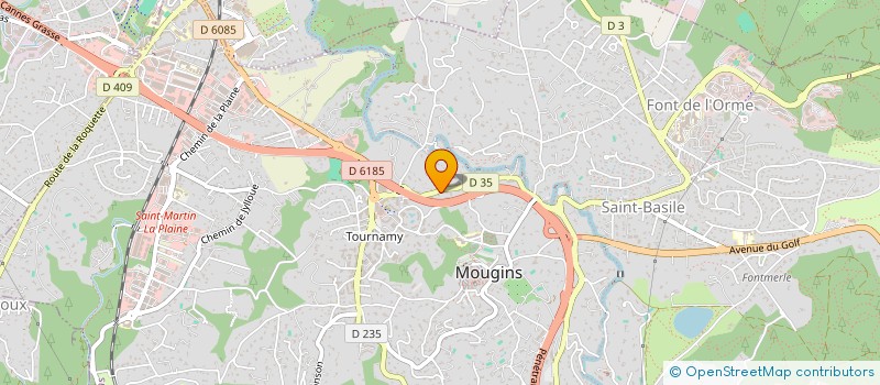 localisation de l'entreprise BATINORME à MOUGINS