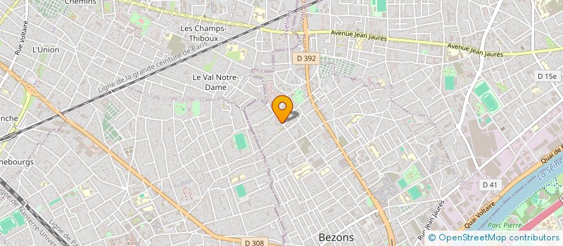 localisation de l'entreprise BATINORME à BEZONS