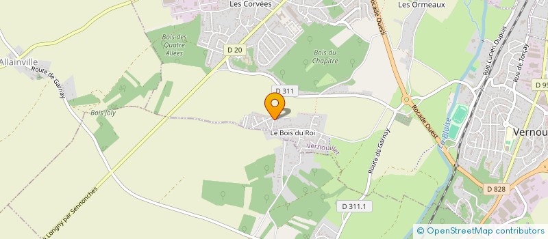 localisation de l'entreprise BATINOV à VERNOUILLET