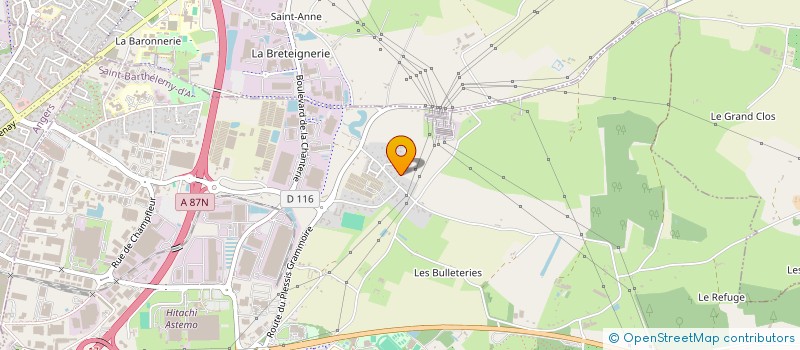 localisation de l'entreprise BATINOV à ECOUFLANT