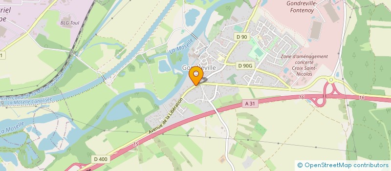 localisation de l'entreprise BATINOVA  GONDREVILLE