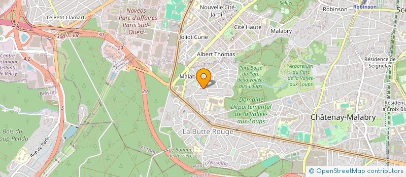 localisation de l'entreprise BATINOVA  CHATENAY-MALABRY