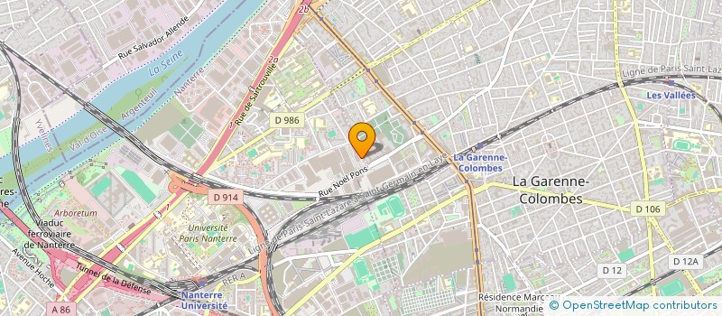 localisation de l'entreprise BATINOVA  NANTERRE