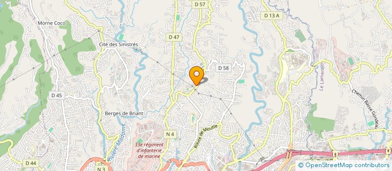 localisation de l'entreprise BATINOVA  FORT-DE-FRANCE