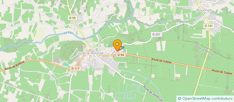 localisation de l'entreprise BATINOVECO à SUZE-LA-ROUSSE