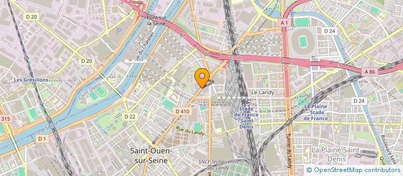 localisation de l'entreprise BATIPAVE BTP à SAINT-DENIS