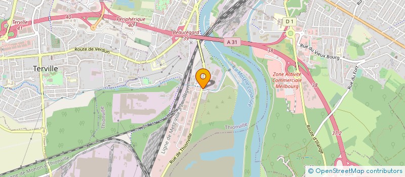 localisation de l'entreprise BATIPEINT  THIONVILLE