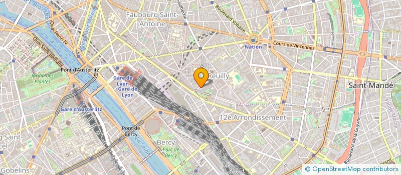 localisation de l'entreprise BATIPEINT  PARIS