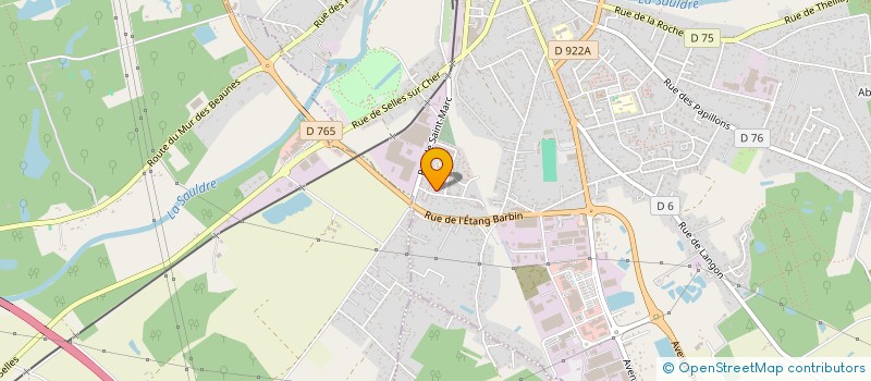 localisation de l'entreprise BATIPEINT  ROMORANTIN-LANTHENAY