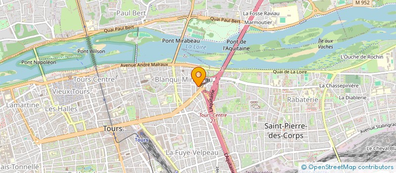 localisation de l'entreprise BATIPEINTURE 37  TOURS