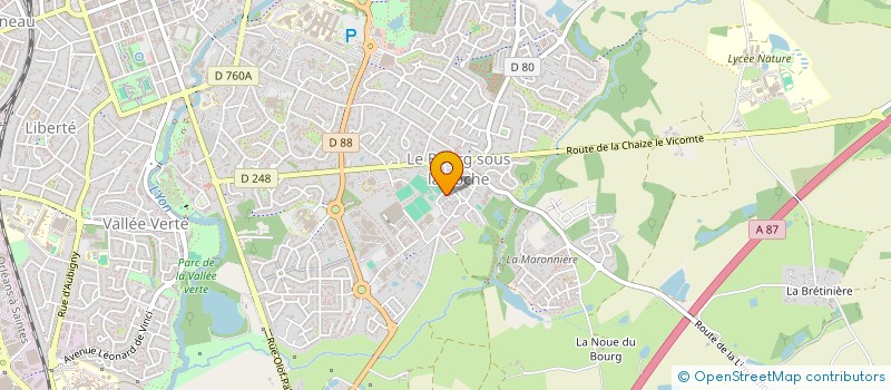 localisation de l'entreprise BATIPERMIS à LA ROCHE-SUR-YON
