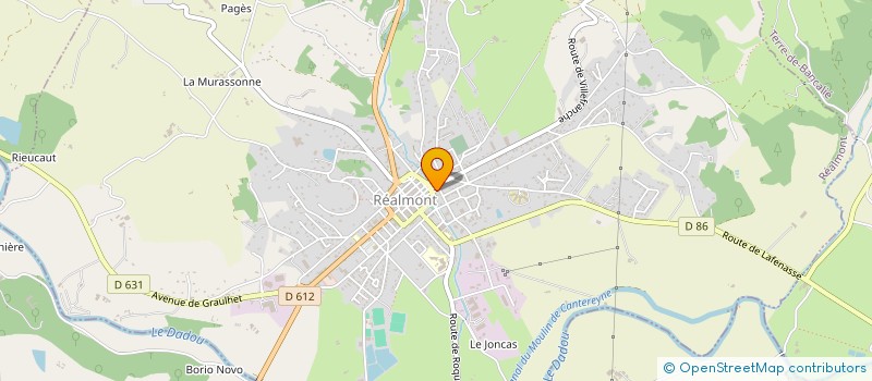 localisation de l'entreprise BATIPLAC  REALMONT