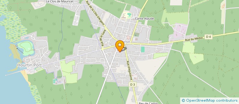 localisation de l'entreprise BATIPLAK  HOURTIN