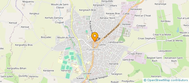 localisation de l'entreprise BATIPLAN  PLABENNEC