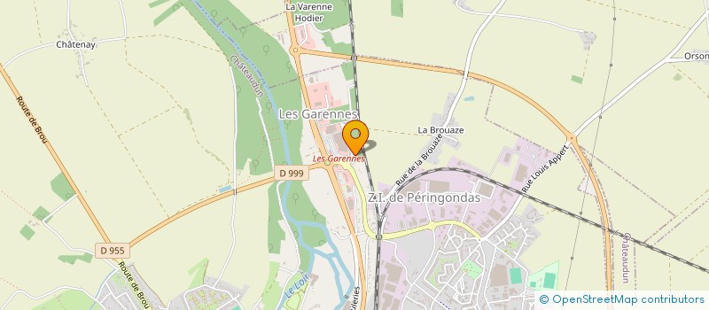 localisation de l'entreprise BATIPLAQUE 28 à CHATEAUDUN
