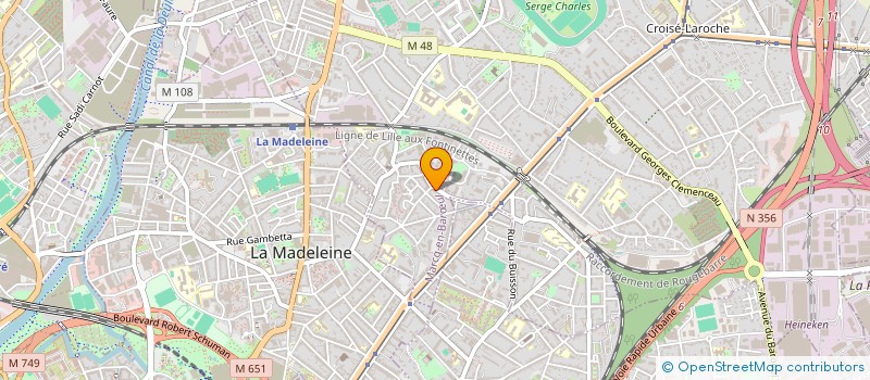 localisation de l'entreprise BATIPLAST59 à MARCQ-EN-BARŒUL