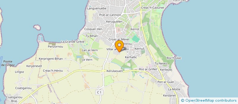 localisation de l'entreprise BATIPLATRE  CARANTEC