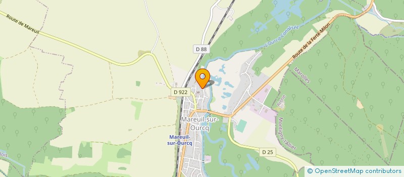 localisation de l'entreprise BATIPLOMBERIE  MAREUIL-SUR-OURCQ