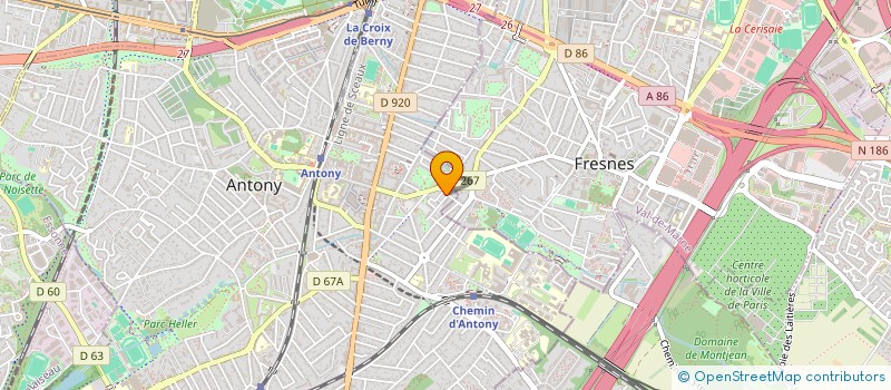 localisation de l'entreprise BATIPLUS à ANTONY