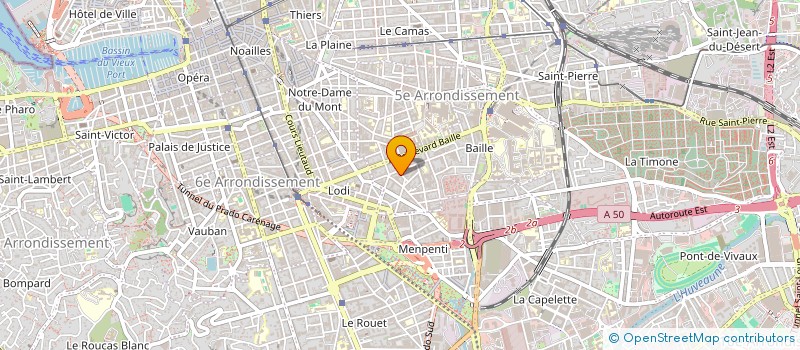 localisation de l'entreprise BATIPLUS CONSTRUCTION à MARSEILLE