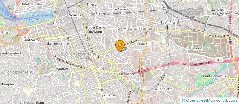localisation de l'entreprise BATIPLUS DEVELOPPEMENT  MARSEILLE