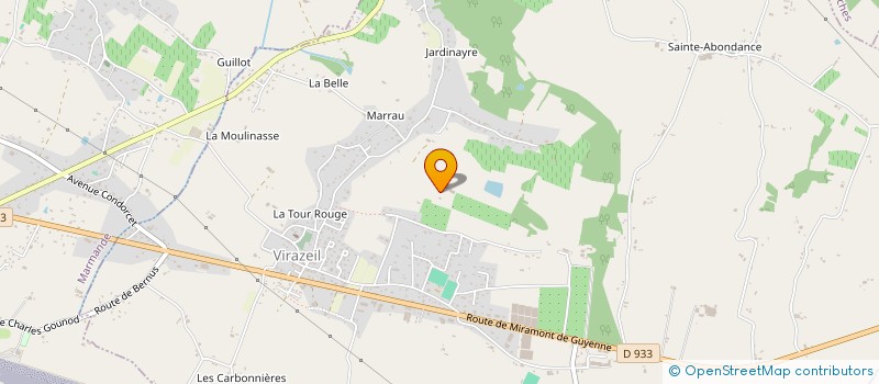 localisation de l'entreprise BATIPLUS SAS à MARMANDE