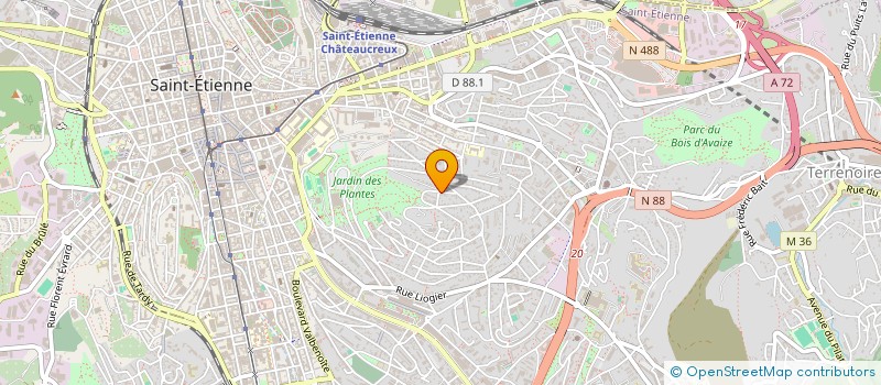 localisation de l'entreprise BATIPLUS SOLUTIONS à SAINT-ETIENNE