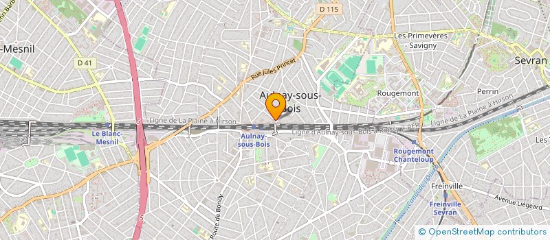 localisation de l'entreprise BATIPOL à AULNAY-SOUS-BOIS