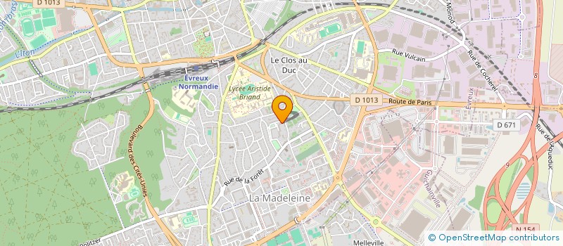 localisation de l'entreprise BATIPOMPE  EVREUX