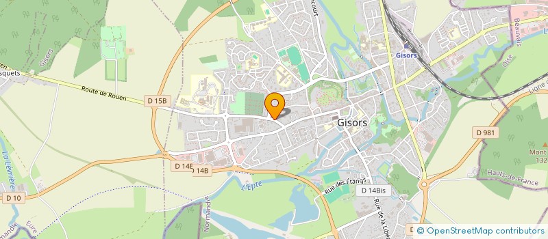 localisation de l'entreprise BATIPONTE à GISORS