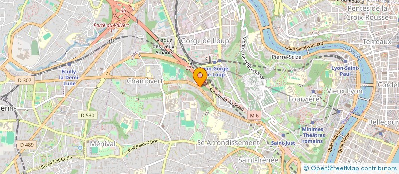 localisation de l'entreprise BATIPORTAGE  LYON