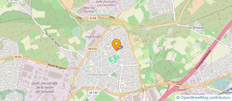localisation de l'entreprise BATIPOSE 34 à VENDARGUES
