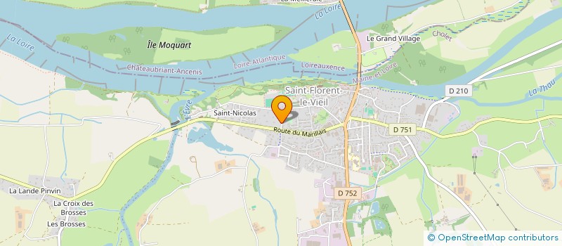 localisation de l'entreprise BATIPOSE à MAUGES-SUR-LOIRE