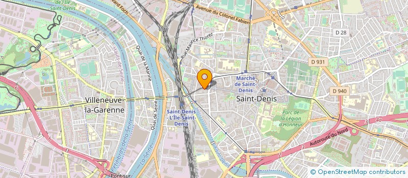 localisation de l'entreprise BATIPOSE à SAINT-DENIS