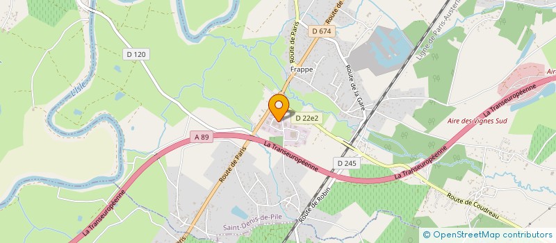 localisation de l'entreprise BATIPOSE AQUITAINE  SAINT-DENIS-DE-PILE