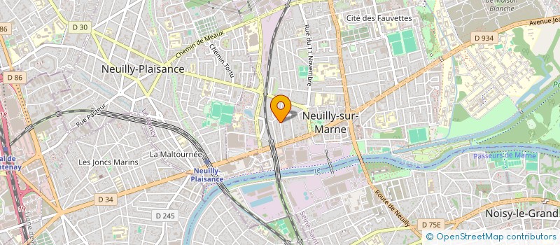 localisation de l'entreprise BATIPREN à NEUILLY-SUR-MARNE