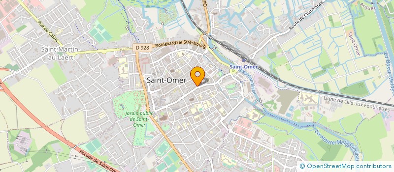 localisation de l'entreprise BATIPREST  SAINT-OMER