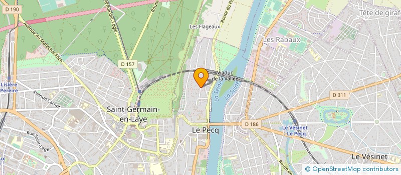 localisation de l'entreprise BATIPRIM à LE PECQ