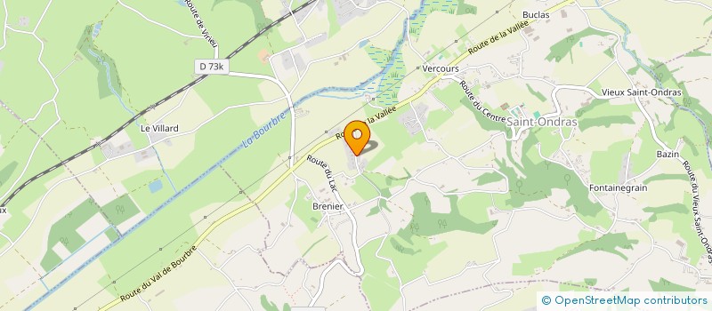 localisation de l'entreprise BATIPRIME  SAINT-ONDRAS